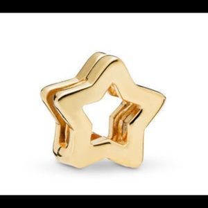 REFLEXIONS™ SLEEK STAR CLIP CHARM, PANDORA SHINE™